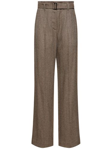 Pantalones Anchos De Lana - BRUNELLO CUCINELLI - Modalova