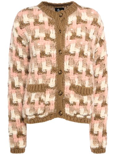 Cardigan In Misto Lana - MONCLER GRENOBLE - Modalova