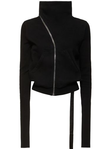 Felpa Mountain Collo Alto In Jersey - RICK OWENS DRKSHDW - Modalova