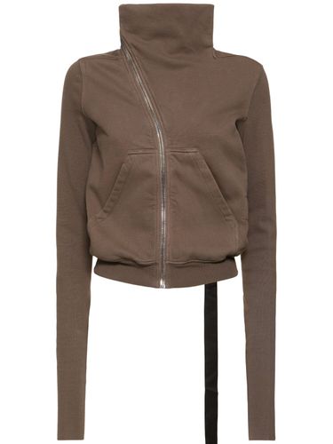 Felpa Mountain Collo Alto In Jersey - RICK OWENS DRKSHDW - Modalova