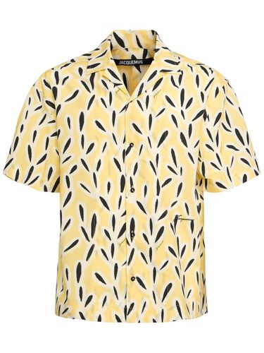 La Chemise Jean Printed Ss Shirt - JACQUEMUS - Modalova