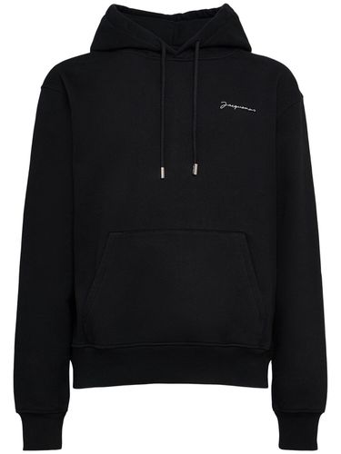 Le Sweatshirt Brode Cotton Hoodie - JACQUEMUS - Modalova