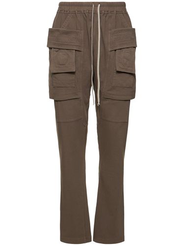 Creatch Cotton Drawstring Cargo Pants - RICK OWENS DRKSHDW - Modalova