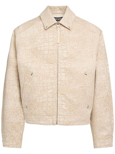 Chaqueta De Algodón Estampado - JACQUEMUS - Modalova