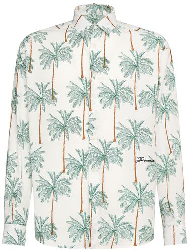 Camisa De Algodón Estampada - JACQUEMUS - Modalova