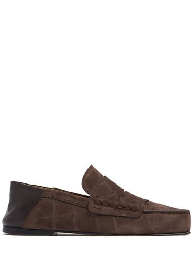 Mm Les Mocassins Carre Suede Loafers - JACQUEMUS - Modalova