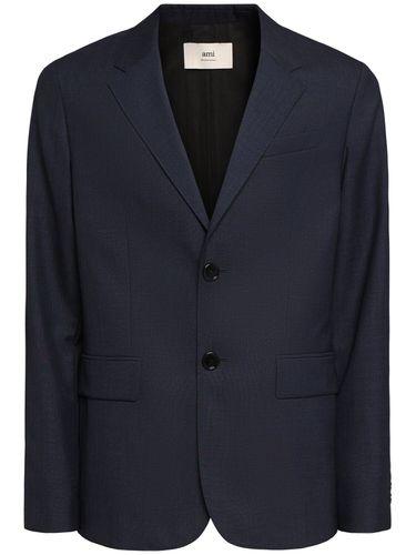 Tailored Wool Jacket - AMI PARIS - Modalova