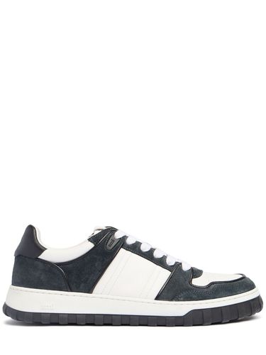 Sneakers Low Top In Pelle - AMI PARIS - Modalova