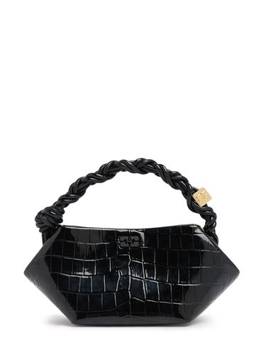 Bolso Mini Bou De Piel Efecto Cocodrilo - GANNI - Modalova