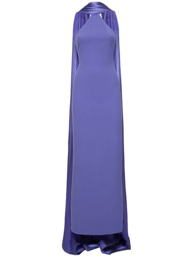 Ophelia Crepe & Satin Maxi Dress - SOLACE LONDON - Modalova