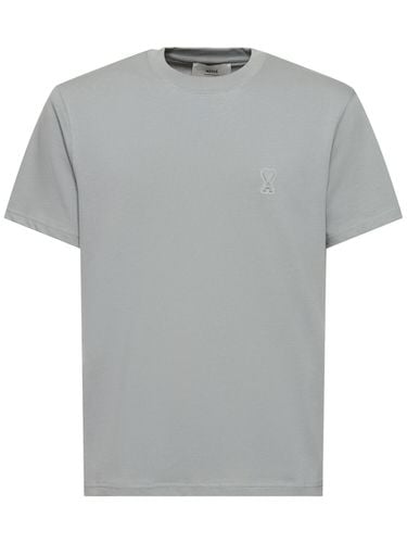 Adc Logo Cotton T-shirt - AMI PARIS - Modalova