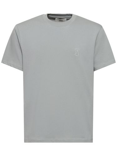 T-shirt In Cotone Con Logo Adc In Cotone - AMI PARIS - Modalova