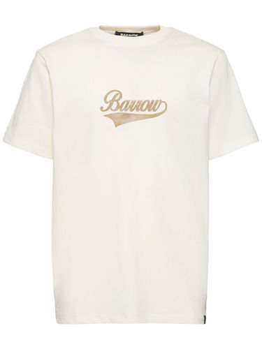 Camiseta De Jersey De Algodón Con Logo - BARROW - Modalova