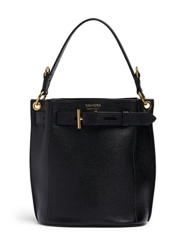 Bolso Bucket Mini Audrey De Piel De Grano - TOM FORD - Modalova