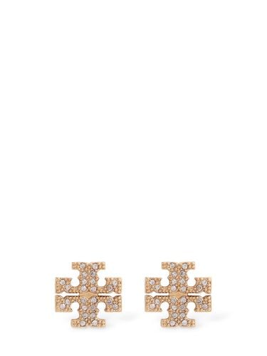 Orecchini Con Pavé Kira - TORY BURCH - Modalova