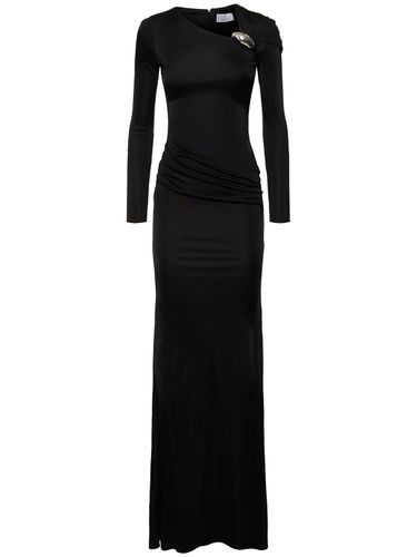 Viscose Jersey Gown - GIUSEPPE DI MORABITO - Modalova