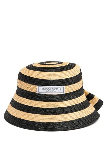 Cappello Bucket La Chapeau Vela In Rafia - JACQUEMUS - Modalova