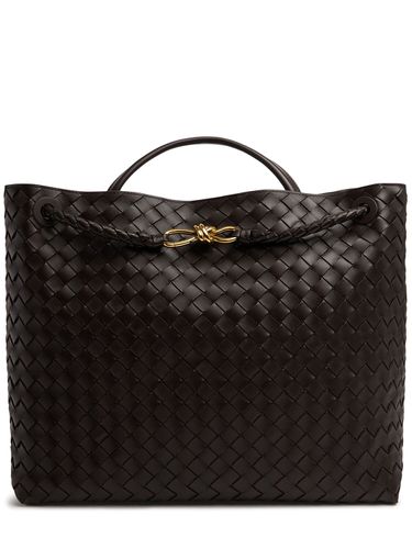 Bolso De Mano Grande Andiamo De Piel - BOTTEGA VENETA - Modalova