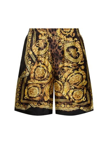 Seidenshorts „wild Barocco“ - VERSACE - Modalova