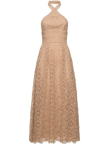 Vestido Halter De Macramé - ELIE SAAB - Modalova