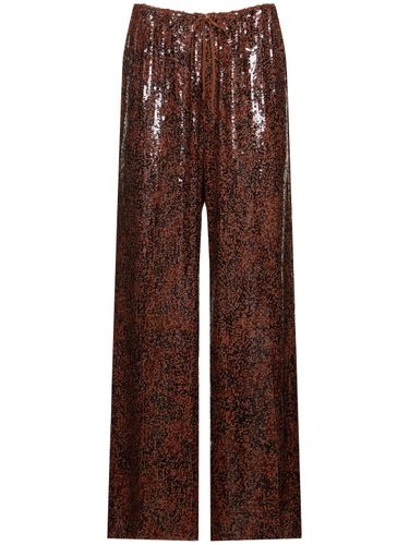 Pantalones Anchos Con Lentejuelas - DRIES VAN NOTEN - Modalova