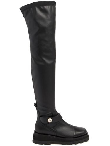 Mm Hohe Lederstiefel „meena“ - JIMMY CHOO - Modalova