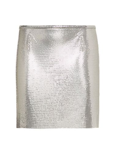 Micro Mesh Mini Skirt - RABANNE - Modalova