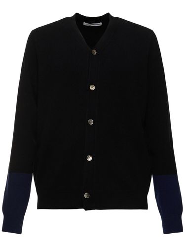 Forever Two-tone Wool Cardigan - COMME DES GARÇONS SHIRT - Modalova