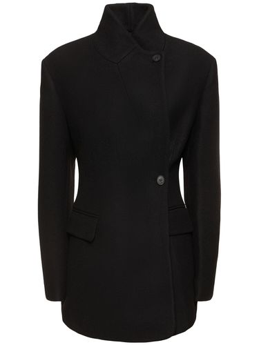 Cappotto Slim Fit In Misto Lana - LOW CLASSIC - Modalova