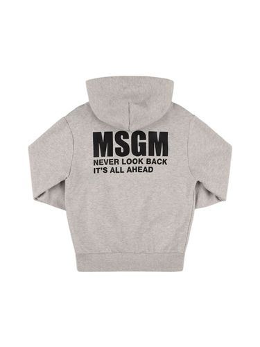 Sudadera De Algodón - MSGM - Modalova