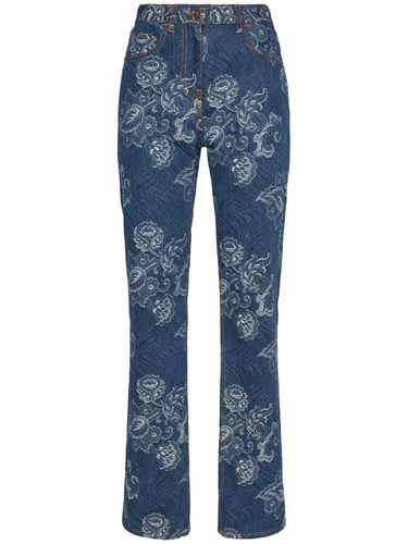 Jeans Aus Denim Mit Hohem Bund - ETRO - Modalova