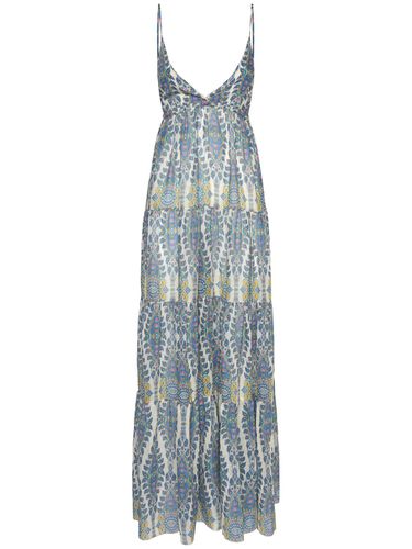 Printed Cotton & Silk Long Dress - ETRO - Modalova