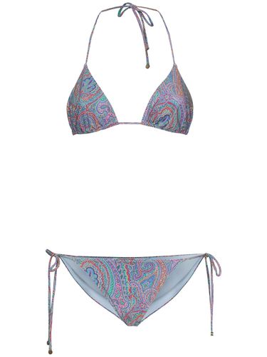 Bikini In Jersey Stampato - ETRO - Modalova