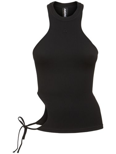 Geripptes Tanktop Aus Jersey - ANDREADAMO - Modalova