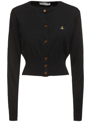 Bea Cotton & Cashmere Knit Crop Cardigan - VIVIENNE WESTWOOD - Modalova