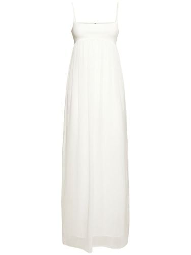 La Robe Peplo Satin Long Dress - JACQUEMUS - Modalova