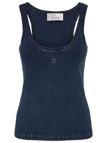 Tank Top In Cotone A Costine - GIUSEPPE DI MORABITO - Modalova