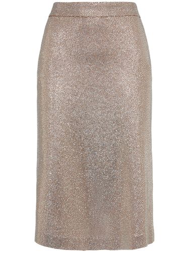 Sequined Viscose Mini Skirt - GIUSEPPE DI MORABITO - Modalova