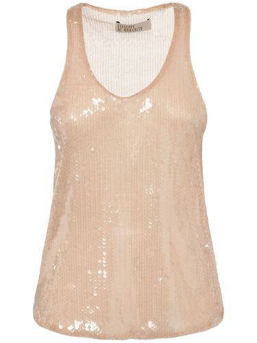 Sequined Tank Top - GIUSEPPE DI MORABITO - Modalova