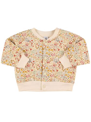 Bomber De Algodón Estampado - PETIT BATEAU - Modalova