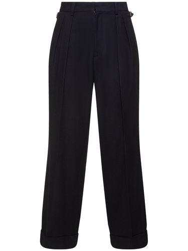 Cuffed Two-tuck Wool Pants - AFTER PRAY - Modalova