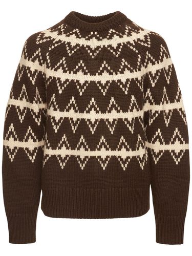 Odin Jacquard Knit Sweater - AFTER PRAY - Modalova