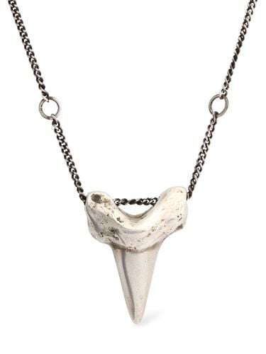 Dima Necklace Shark Tooth Pendant - ANN DEMEULEMEESTER - Modalova