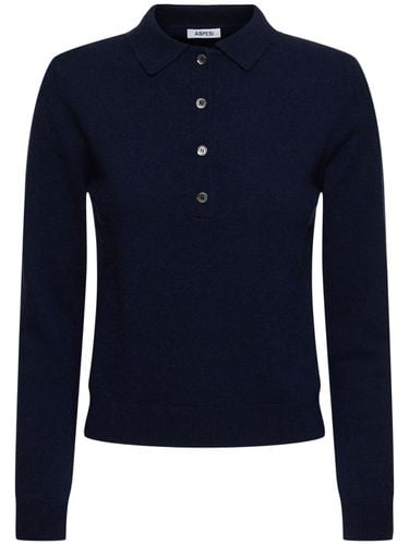 Polo In Maglia Di Cashmere - ASPESI - Modalova