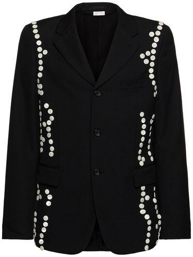 Blazer Aus Wolle - COMME DES GARÇONS HOMME PLUS - Modalova