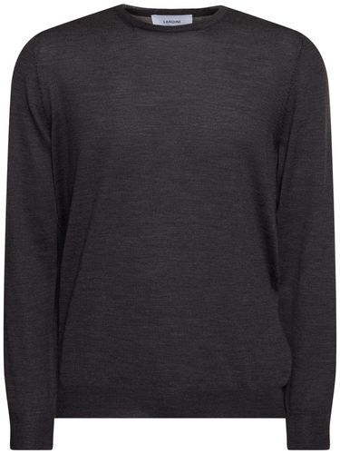 Wool Crewneck Sweater - LARDINI - Modalova