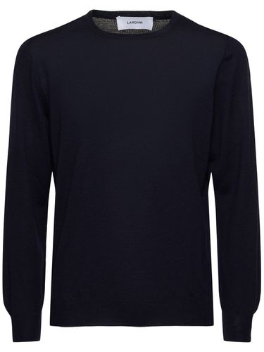 Wool Crewneck Sweater - LARDINI - Modalova