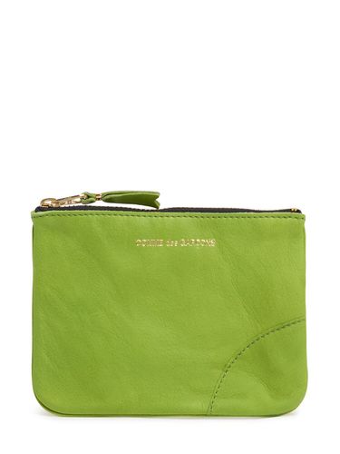 Washed Zip Wallet - COMME DES GARÇONS WALLET - Modalova