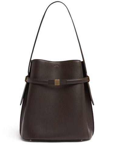 Belted Nappa Leather Bucket Bag - TOTEME - Modalova