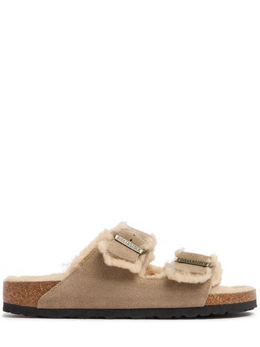 Sandalen Aus Shearling Und Wildleder „arizona“ - BIRKENSTOCK - Modalova